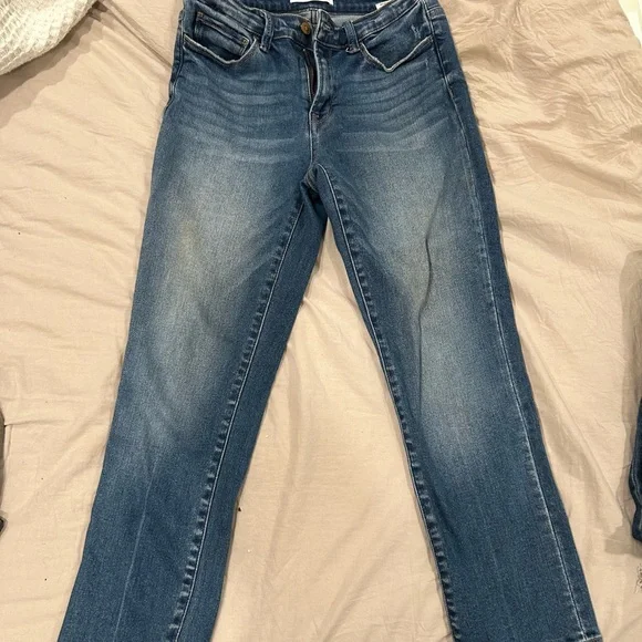 Flying Monkey Dark Blue Straight Leg Jeans size 26 - Picture 1 of 3